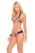 Luli Fama Salty Skin Mesh Underwire Halter Top
